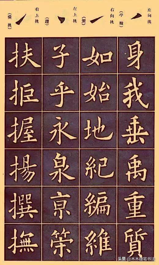 欧体书法楷书入门基本笔画（欧体楷书入门基本笔画字帖）(13)